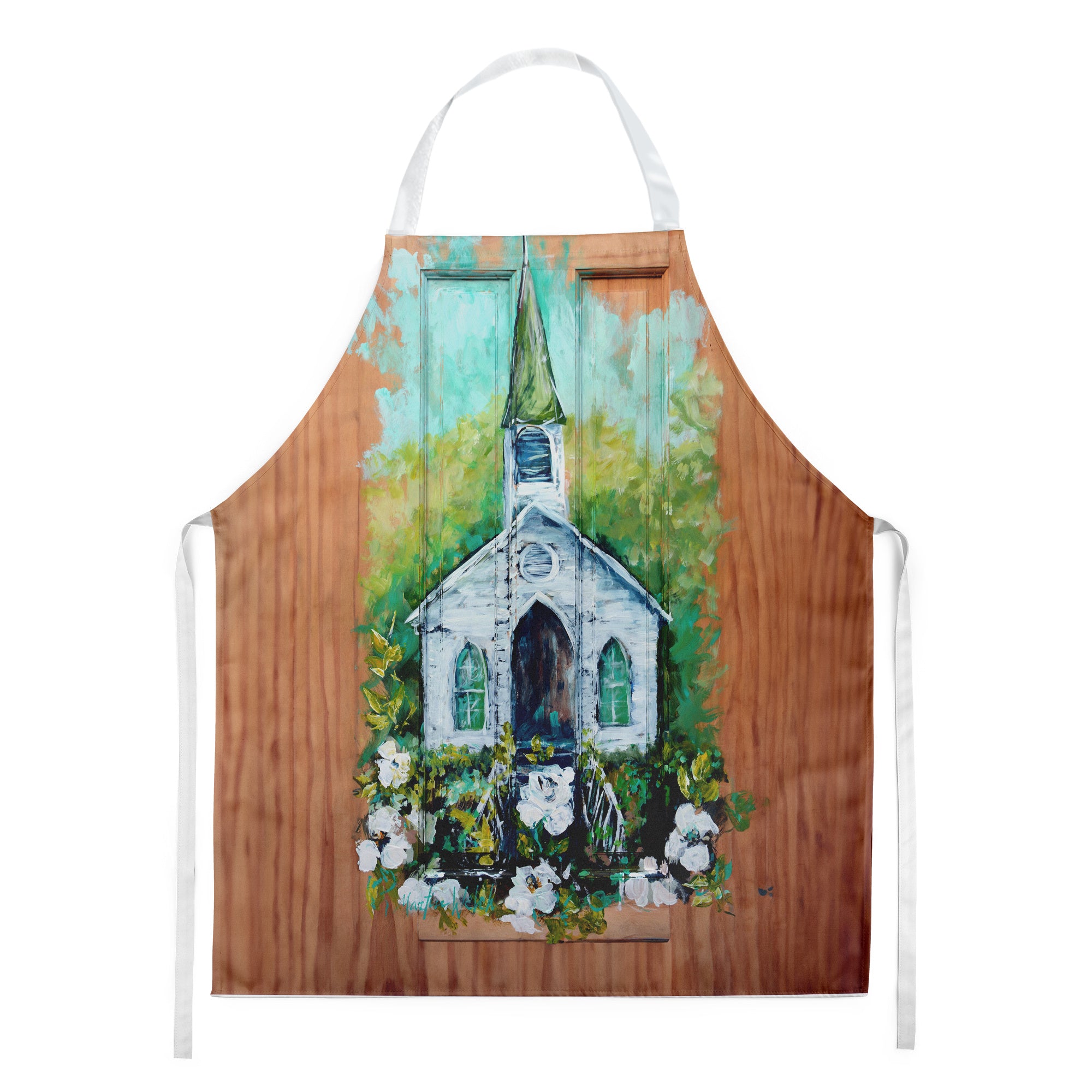 Nostalgic Zion AME Apron Cooking Kitchen Server Baking Crafts Gardening for Adult Women Men, Unisex, Large, Multicolor