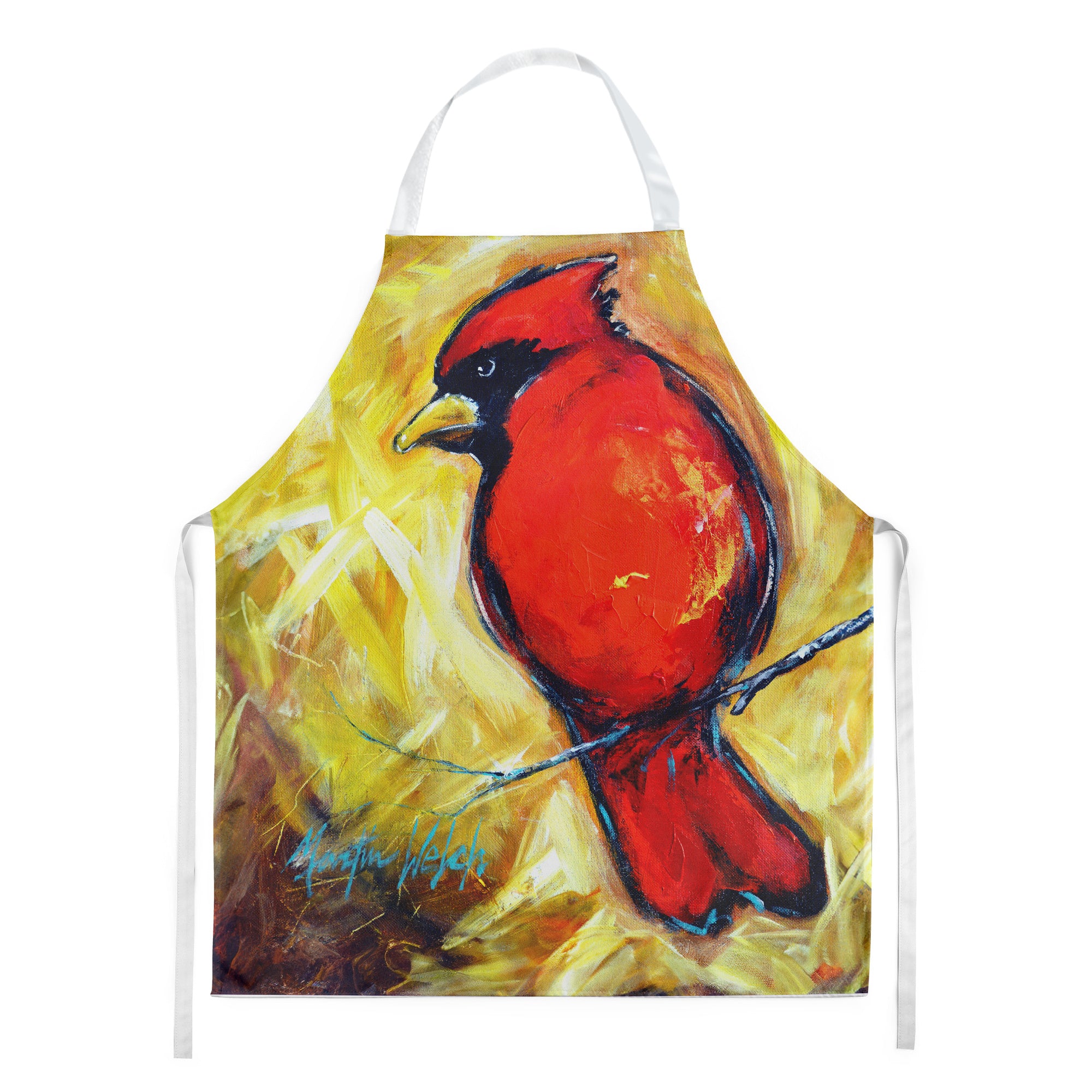 Sha Red Baba Bird Apron Cooking Kitchen Server Baking Crafts Gardening for Adult Women Men, Unisex, Large, Multicolor