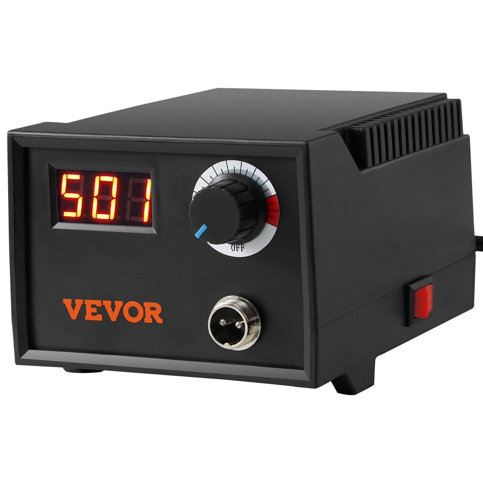 VEVOR Wood Burning Kit, 200-700°C Adjustable Temperature with Display, Wood Burner with 1 Pyrography Pen, 1 Pen Holder, 23 Wire Nibs, 4 Wood Chip, 1 Tweezers, 1 Screwdriver, 1 Craft Knife,1 Sponge