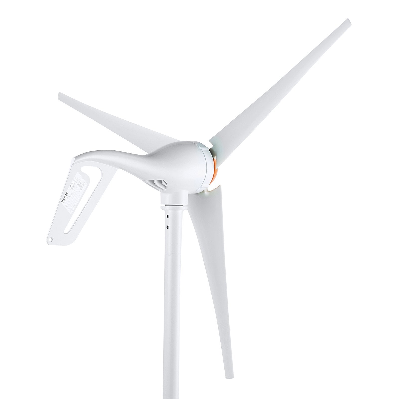 VEVOR 500W Wind Turbine Generator, 24V Wind Turbine Kit, 3-Blade Wind Power Generator with MPPT Controller, Adjustable Windward Direction & 2.5m/s Start Wind Speed, Suitable for Home, Farm, RVs, Boats