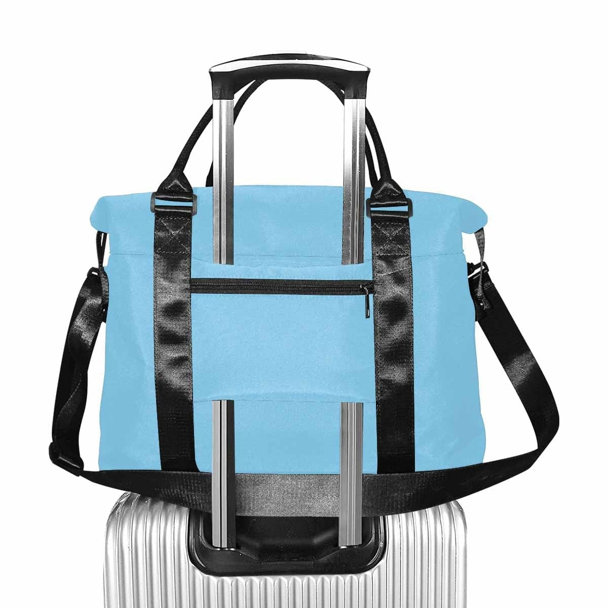 Light Blue Duffel Bag, Large Travel Carry On