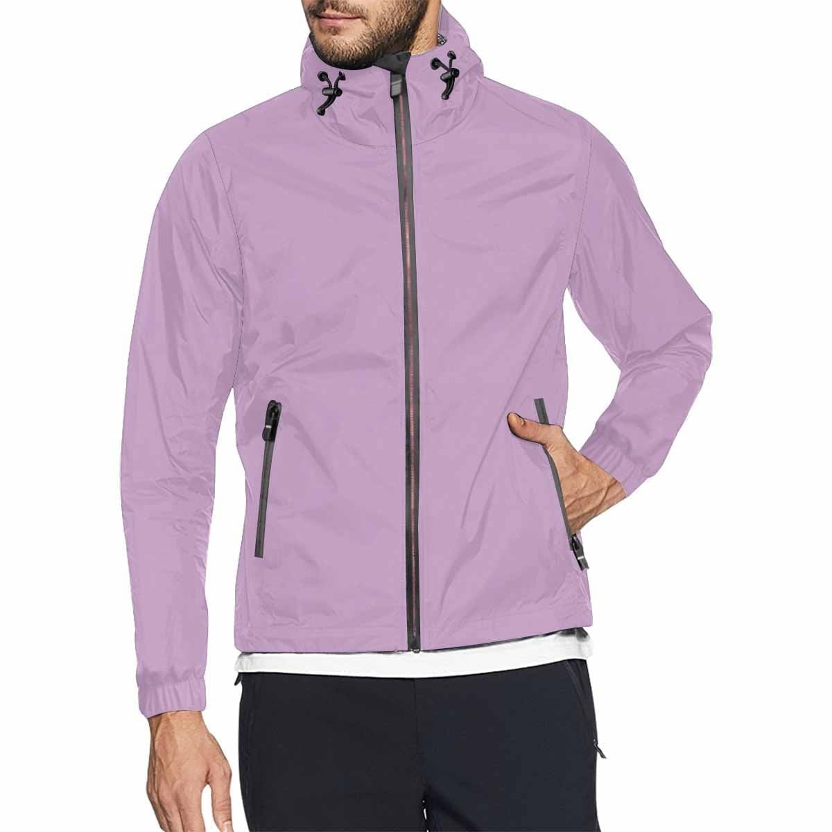 Lilac Purple Hooded Windbreaker Jacket - Men / Women