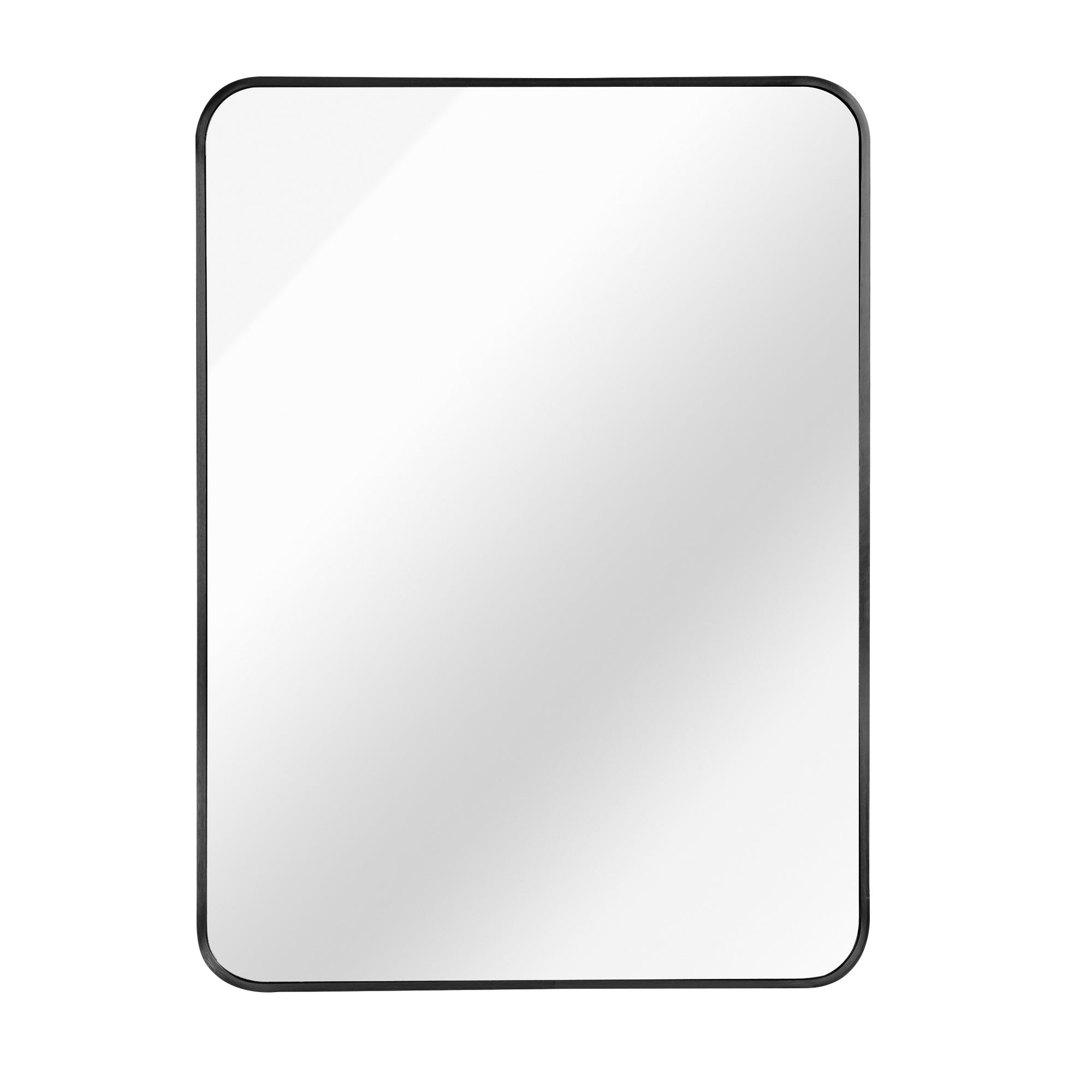 Black 24x32 INCH Metal Rectangle Barhroom mirror