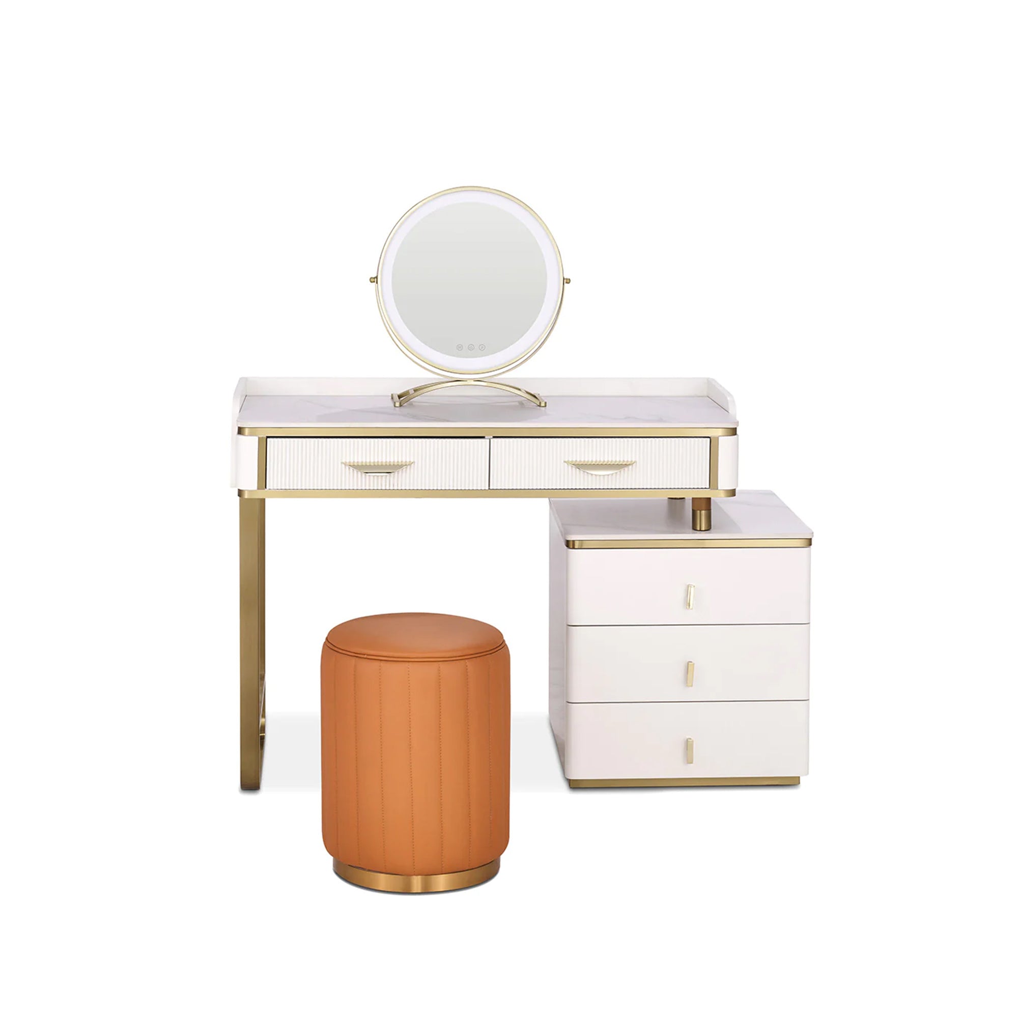 Modern Dressing Table Set 49.2 x 17.7 x 47 in