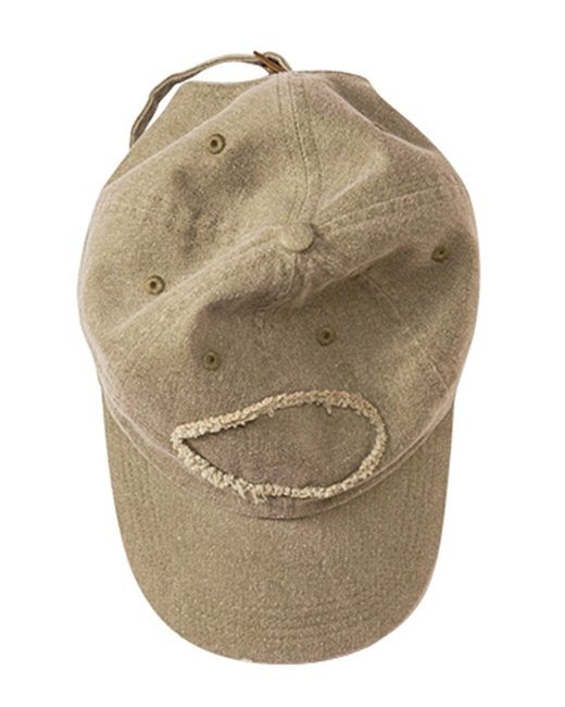 Authentic Pigment 1917 Pigment-Dyed Raw-Edge Patch Baseball Cap