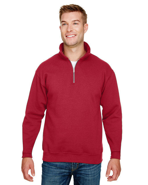 Bayside BA920 Unisex 9.5 oz., 80/20 Quarter-Zip Pullover Sweatshirt