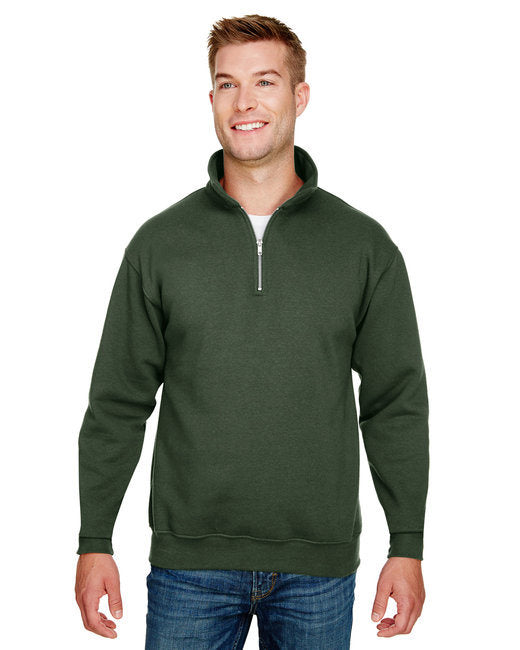 Bayside BA920 Unisex 9.5 oz., 80/20 Quarter-Zip Pullover Sweatshirt