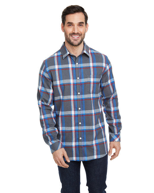 Burnside B8212 Woven Plaid Flannel With Biased Pocket