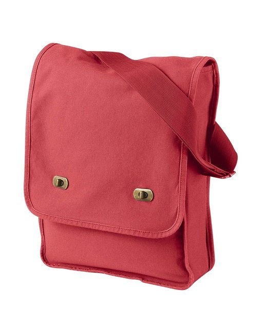 Authentic Pigment 1902 Pigment-Dyed Canvas Field Bag