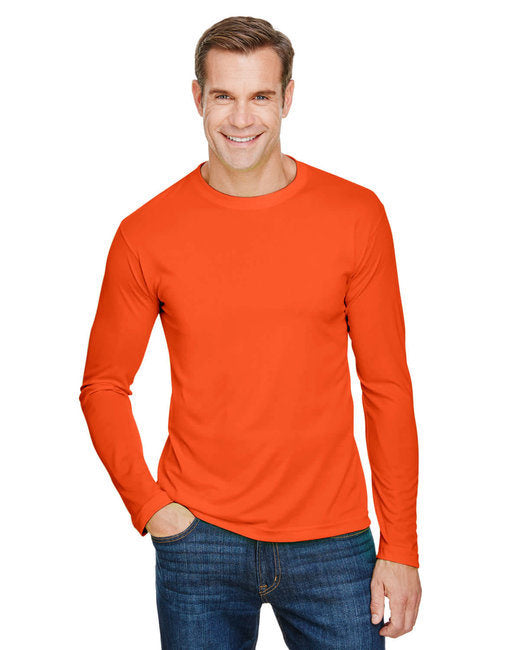 Bayside BA5360 Unisex 4.5 oz., 100% Polyester Performance Long-Sleeve T-Shirt