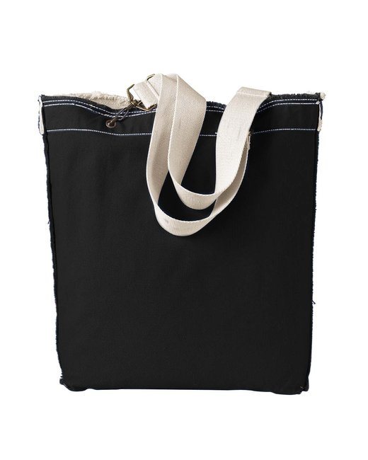 Authentic Pigment 1906 Direct-Dyed Raw-Edge Tote