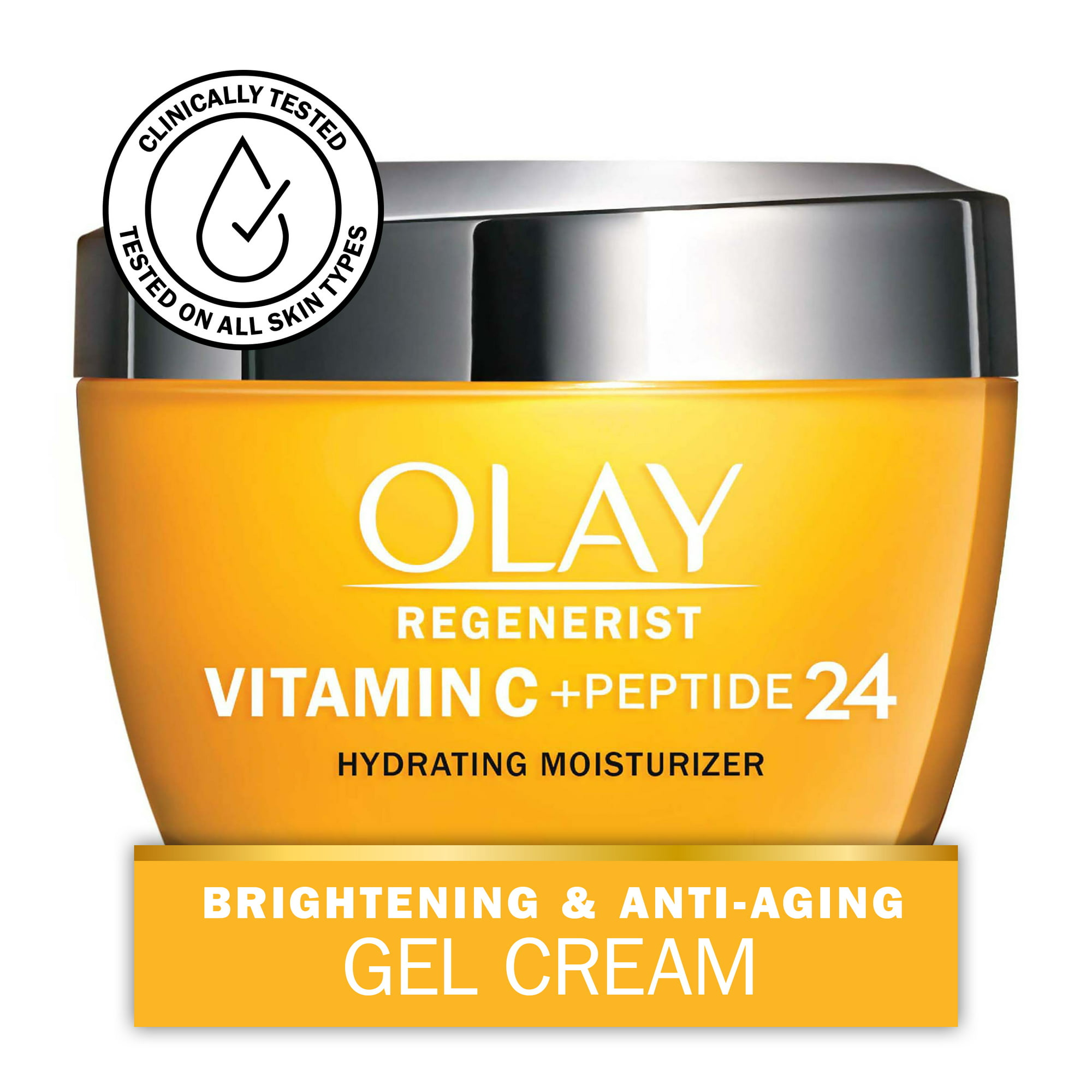 Olay Regenerist Vitamin C Face Moisturizer, Dull Skin Brightening Cream for All Skin Types, 1.7 oz