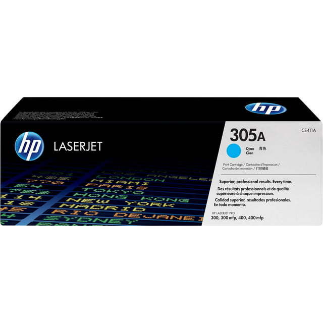 HP 305A LaserJet Toner Cartridge - Cyan