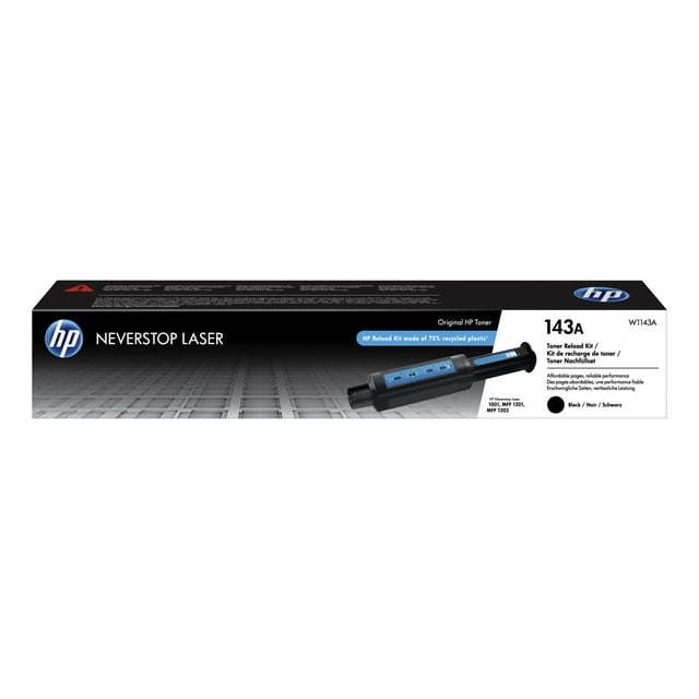 HP 143A Neverstop Black Toner Reload Kit, W1143A