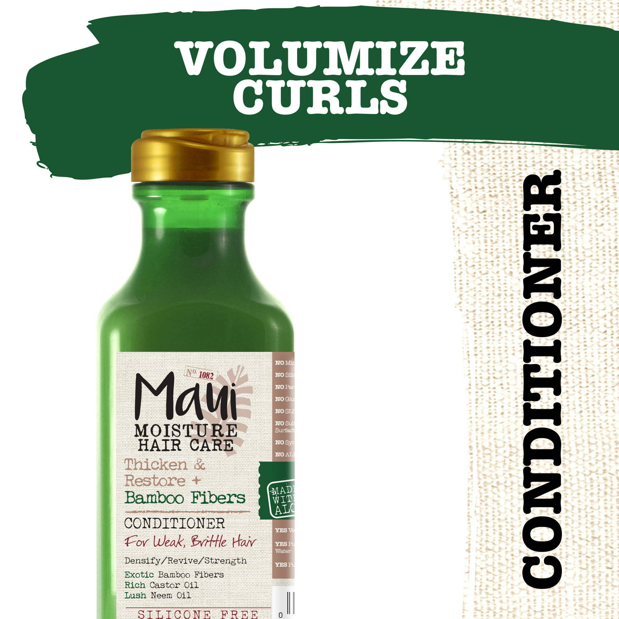 Maui Moisture Bamboo Fibers Conditioner, 13.0 FL oz