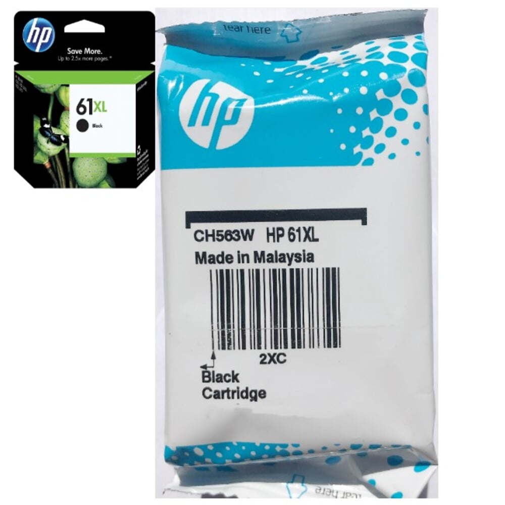 Original HP 61XL Black Ink Cartridges, Genuine OEM Inks Save Your Money