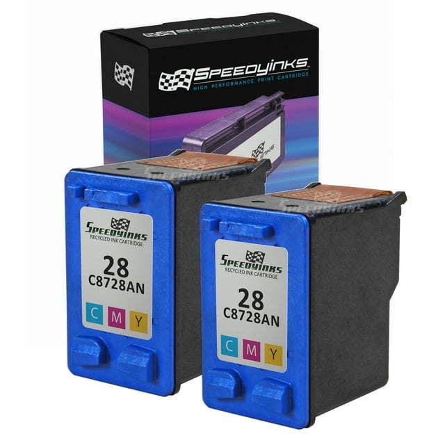 Speedy Remanufactured Cartridge Replacement for HP 28 (Tri-color, 2-Pack)