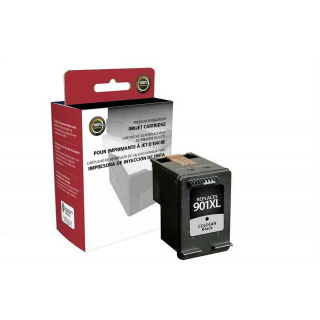 Clover Remanufactured High Yield Black Ink Cartridge for HP CC654AN HP 901XL 117011