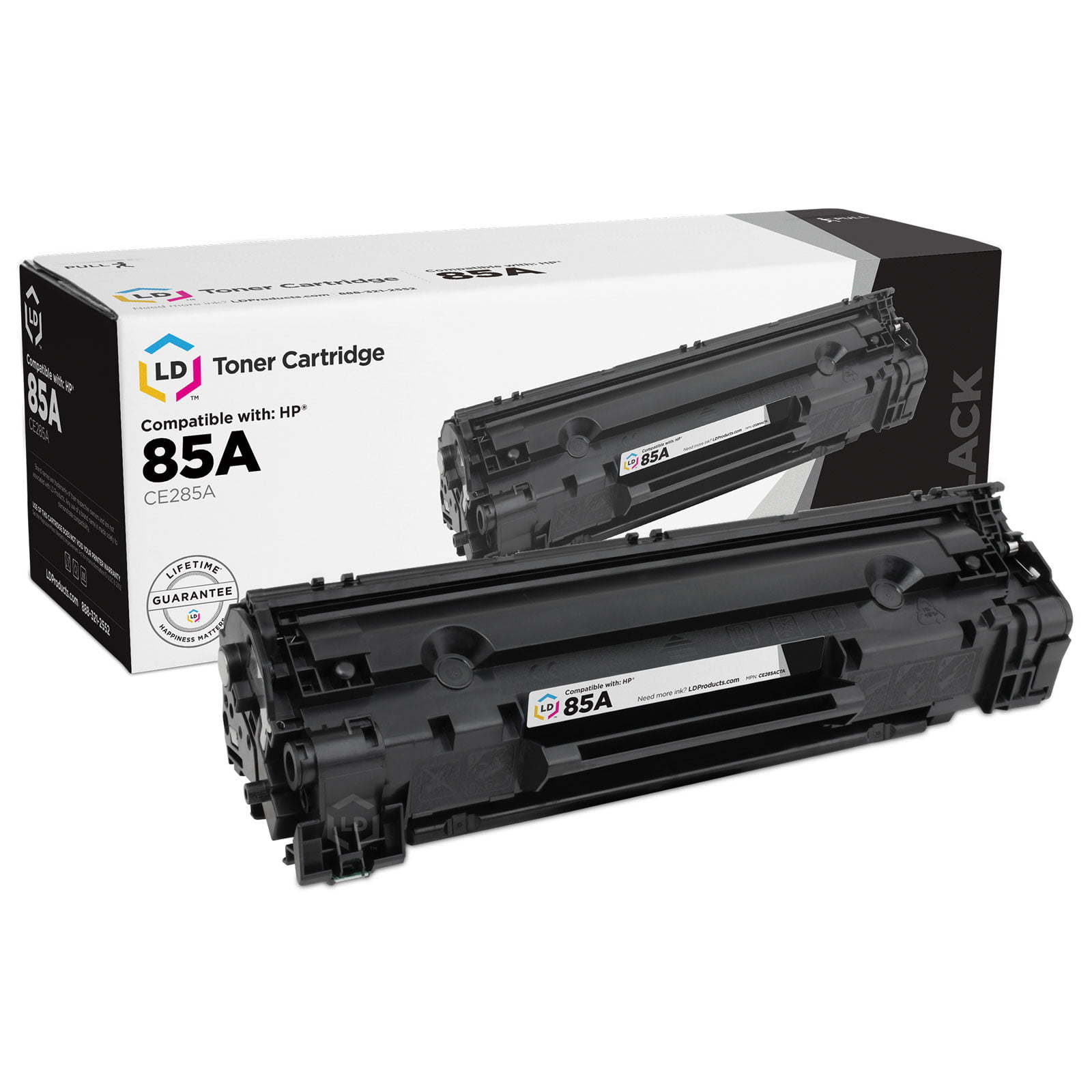 Compatible Black Laser Toner Cartridge for Hewlett Packard HP CE285A / HP 85A for the P1102w / M1212nf Printers