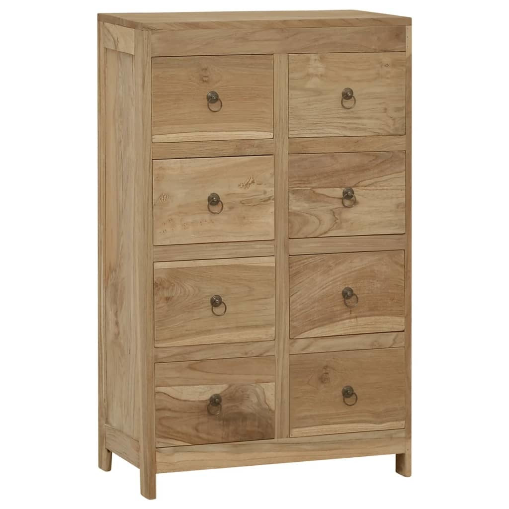 Chest of Drawers 21.7"x11.8"x35.4" Solid Wood Teak