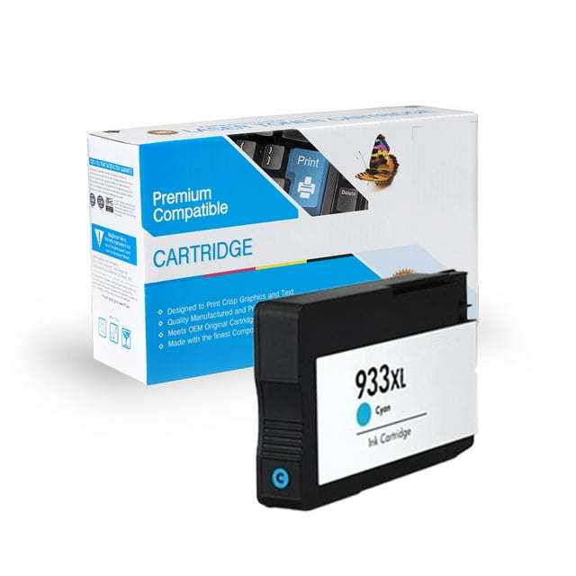 Cartridge compatible with HP CN054AN (Cartridge compatible with HP 933XL) Reman Inkjet- Cyan