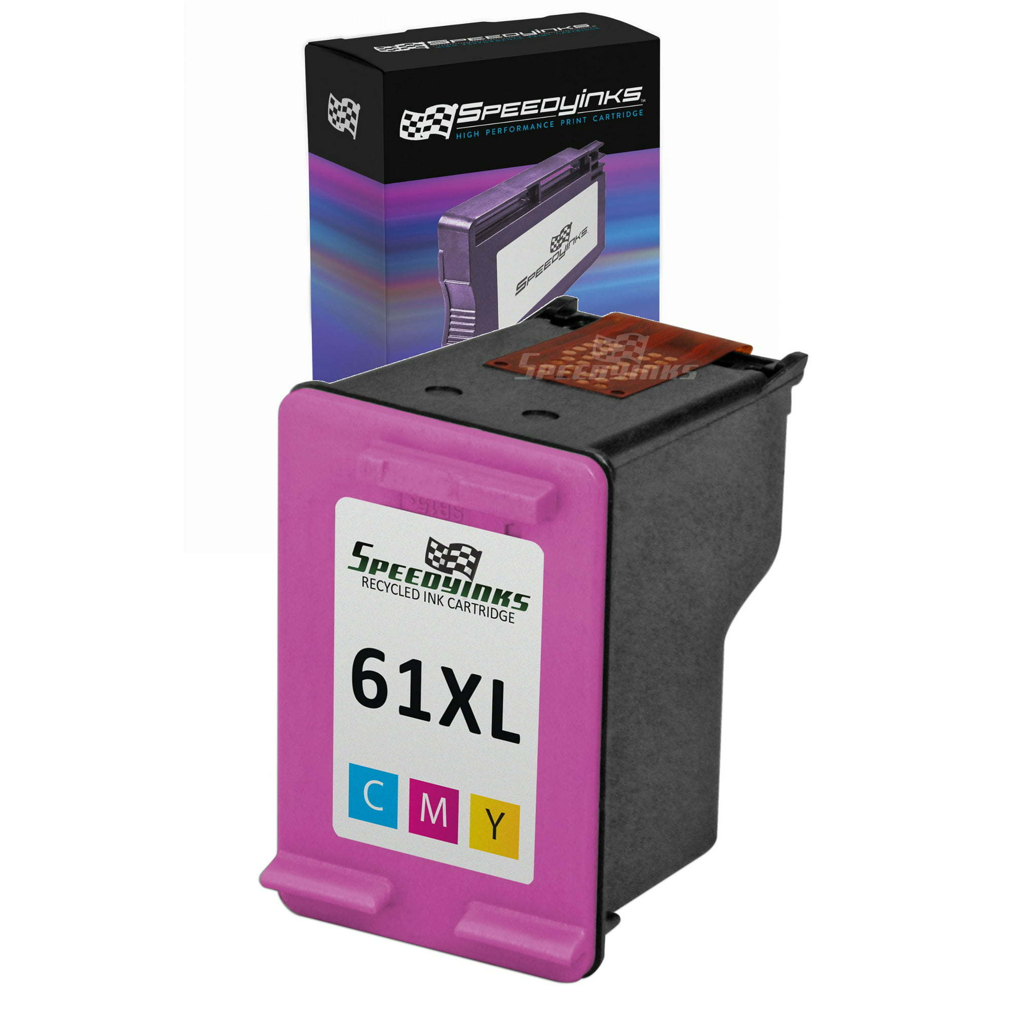 Speedy Inks - Remanufactured replacement for HP 61XL CH564WN High Yield Color Ink Cartridge for use in HP 1000, 1010, 1050, 1051, 1055, 1056, 2050, 2510, 2512, 2514, 2540, 2542, 3000, 3050, 3050A