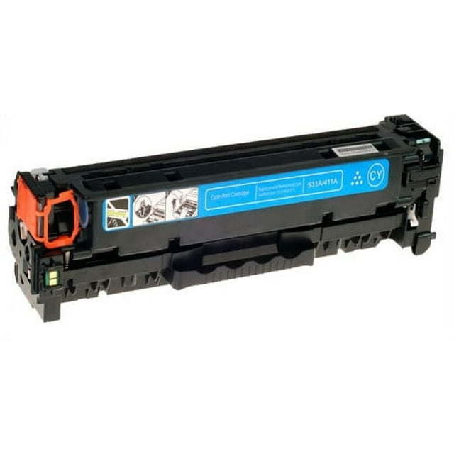 Compatible HP CF411X (410X) toner cartridge - high capacity cyan