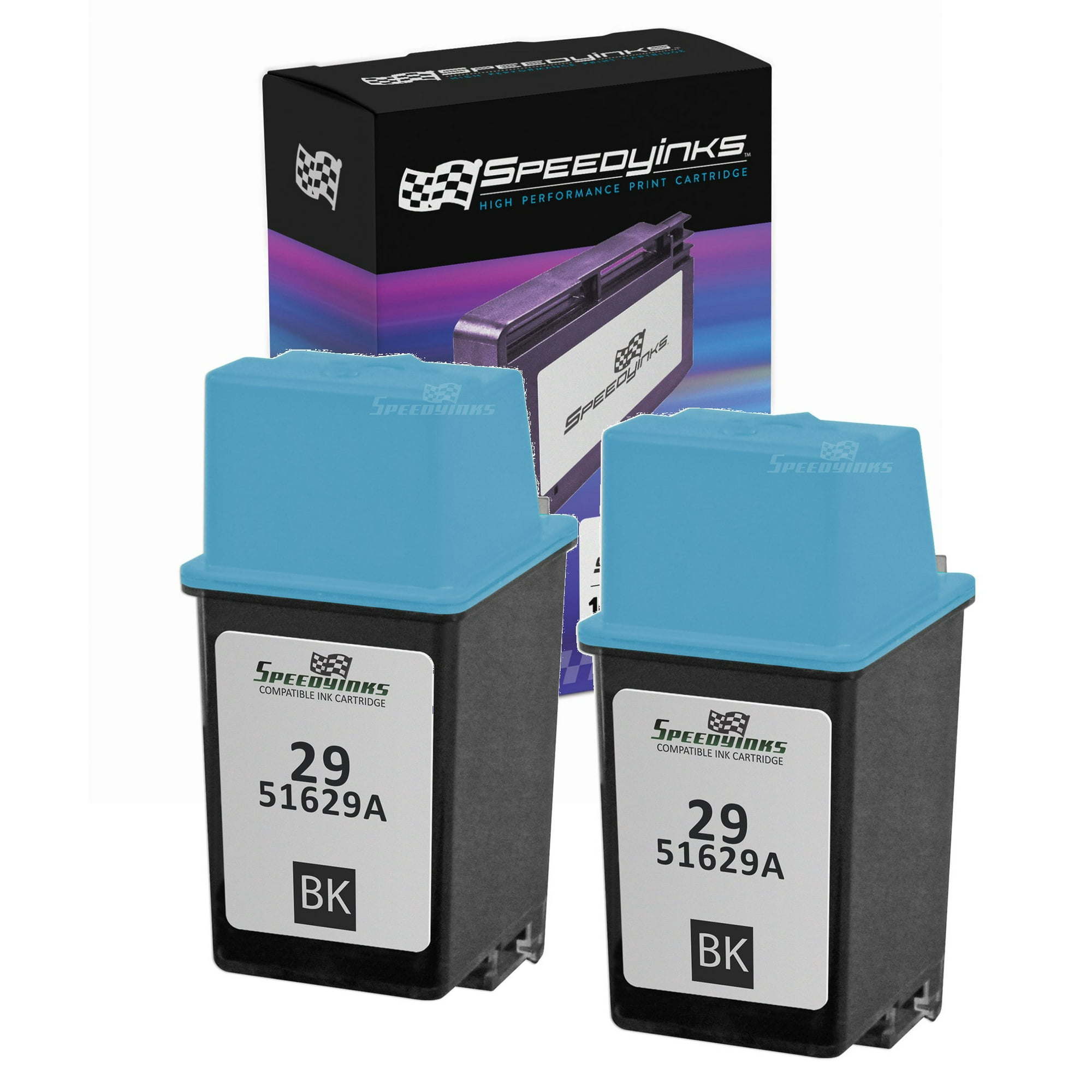 Speedy Inks - Remanufactured Replacement Ink Cartridge for HP 29 51629A Black