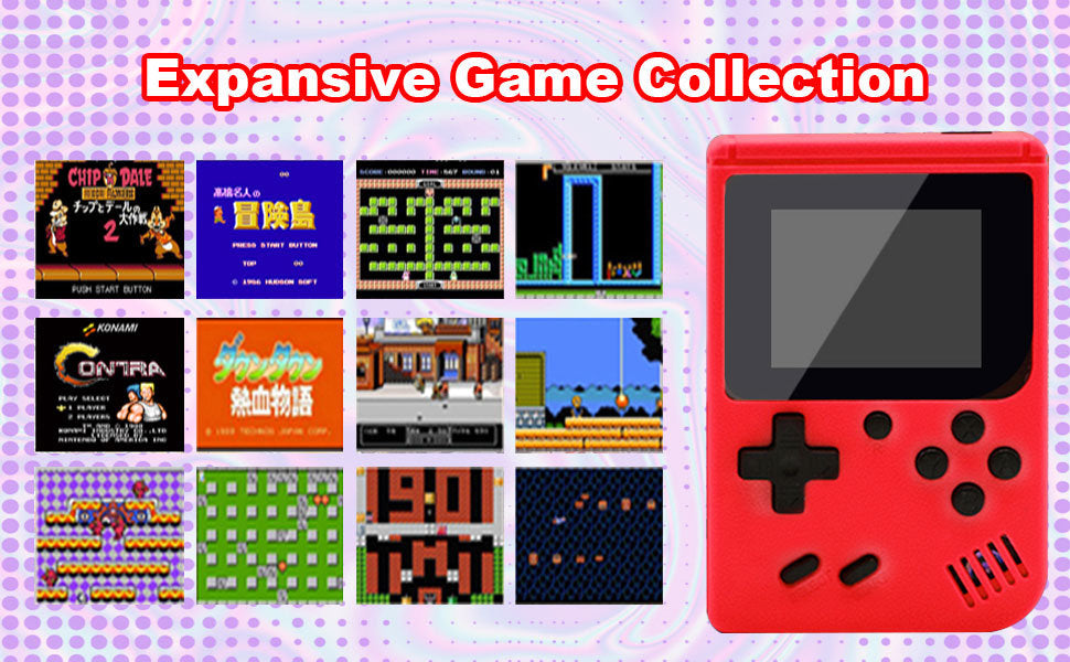 Handheld Game Console, Tiny Tendo 400 Games, Portable Retro Video Game Console, Tinytendo Handheld Console, 400 In 1 Game Console With Game Controller