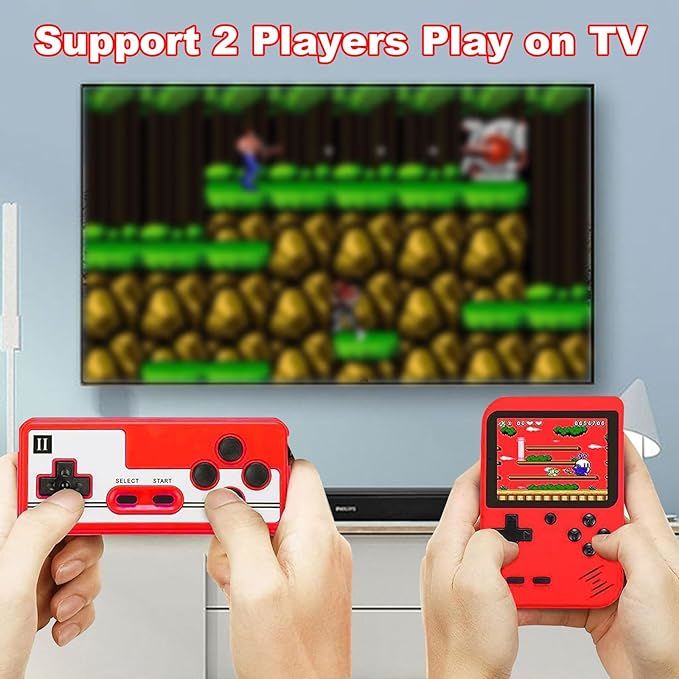 Handheld Game Console, Tiny Tendo 400 Games, Portable Retro Video Game Console, Tinytendo Handheld Console, 400 In 1 Game Console With Game Controller