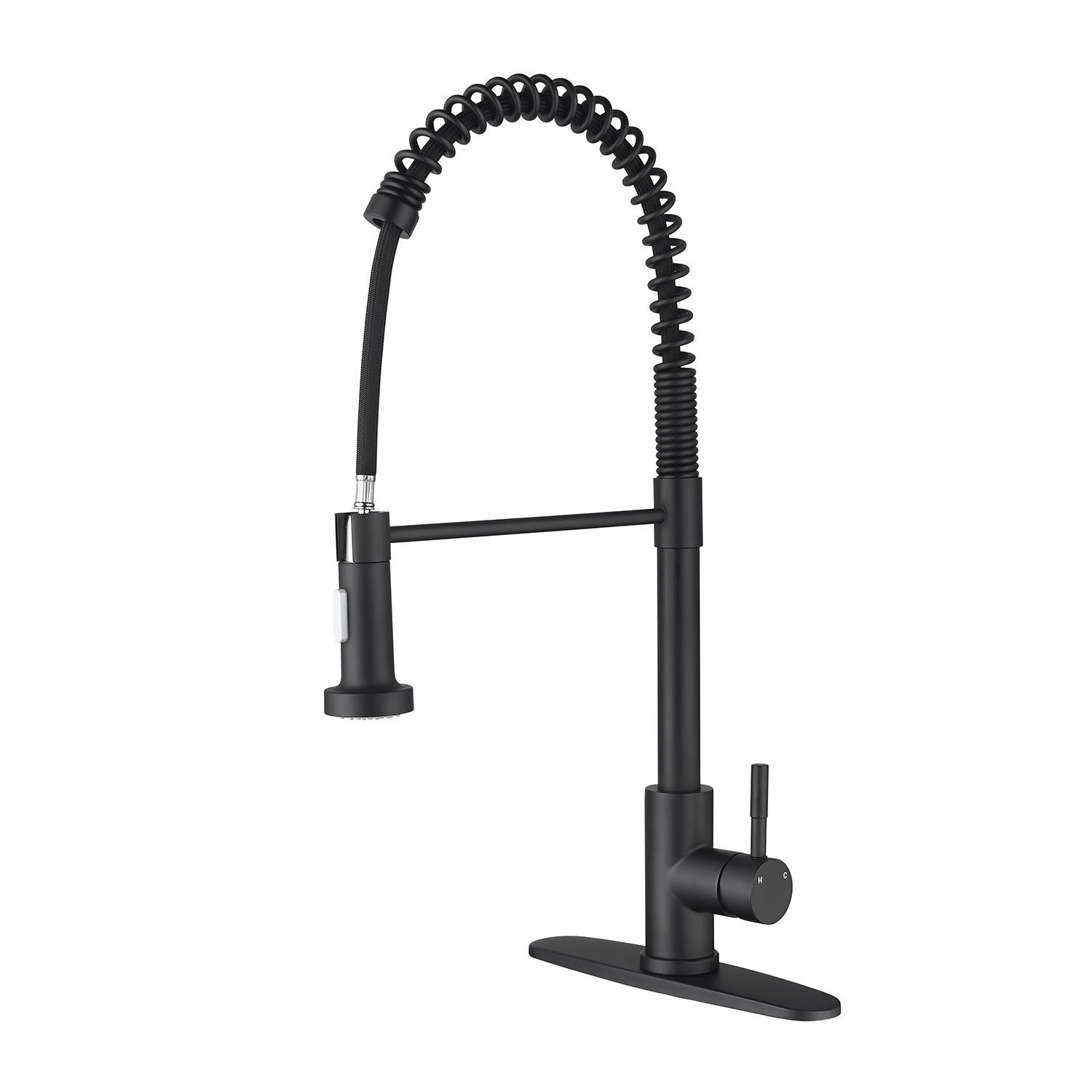 Pull down Single Handle Spring Kitchen Faucet