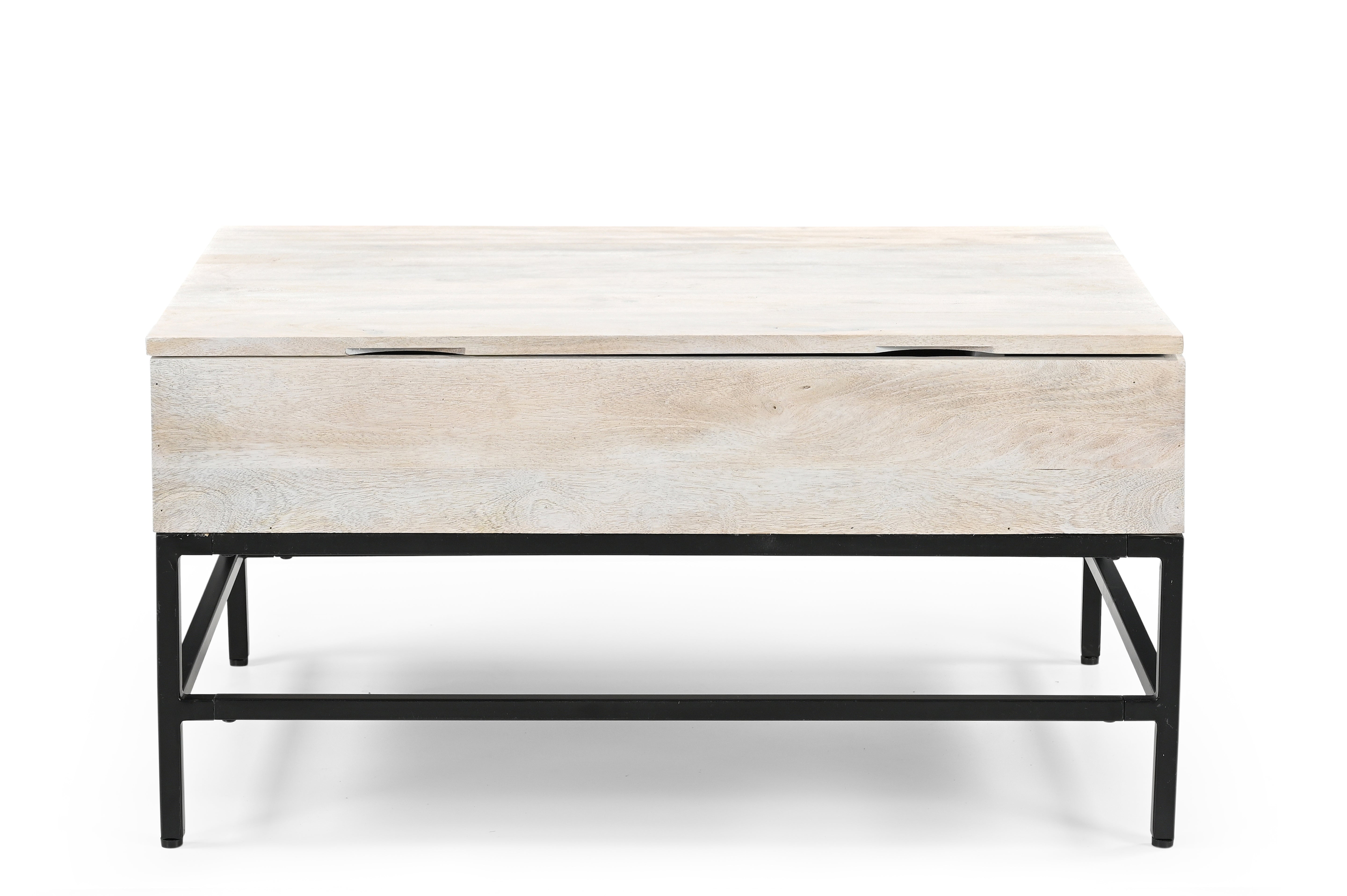 T1105-01 White Lift Top Coffee Table