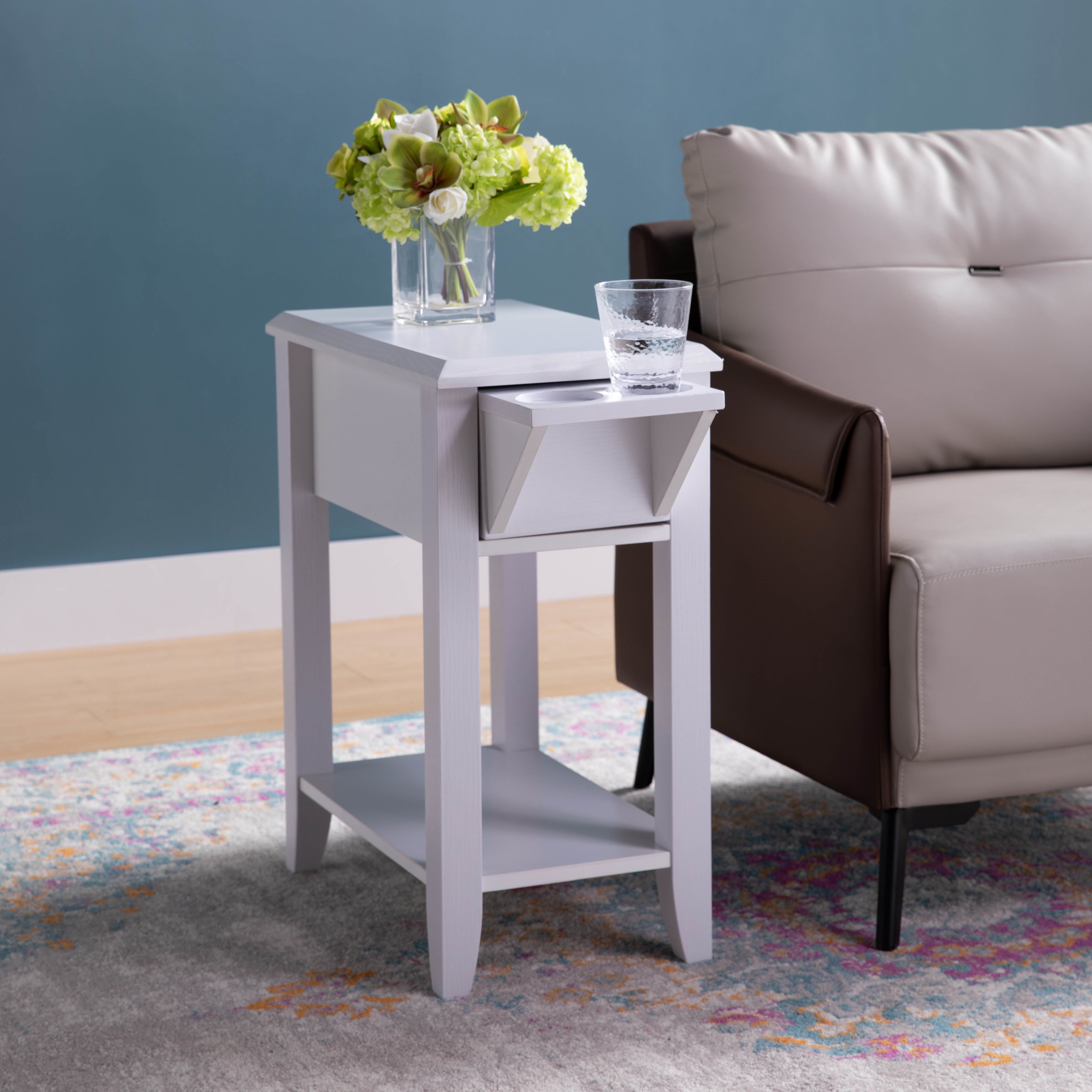 ID USA 223048 Chairside Table White