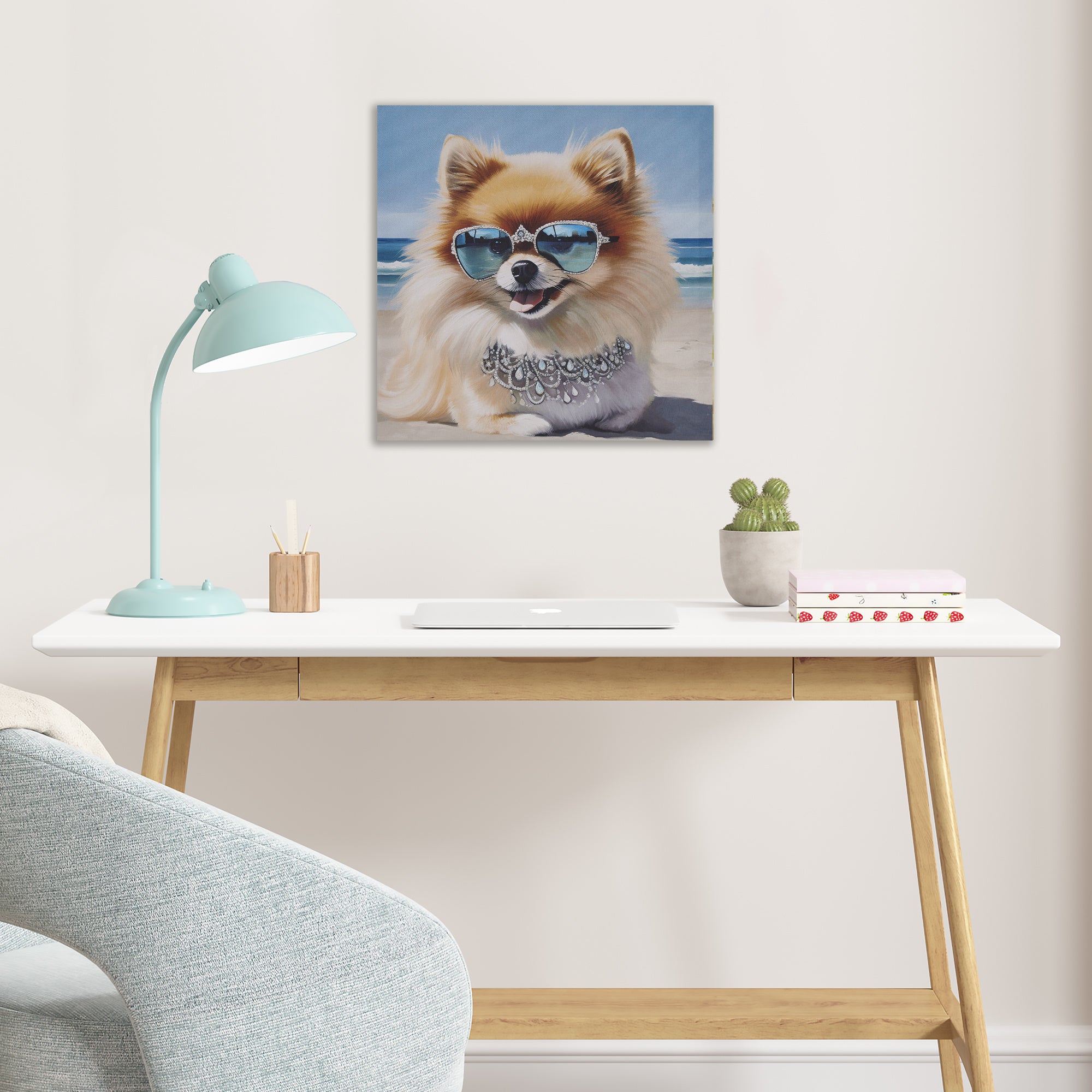 Pomeranian Canvas Wall Art