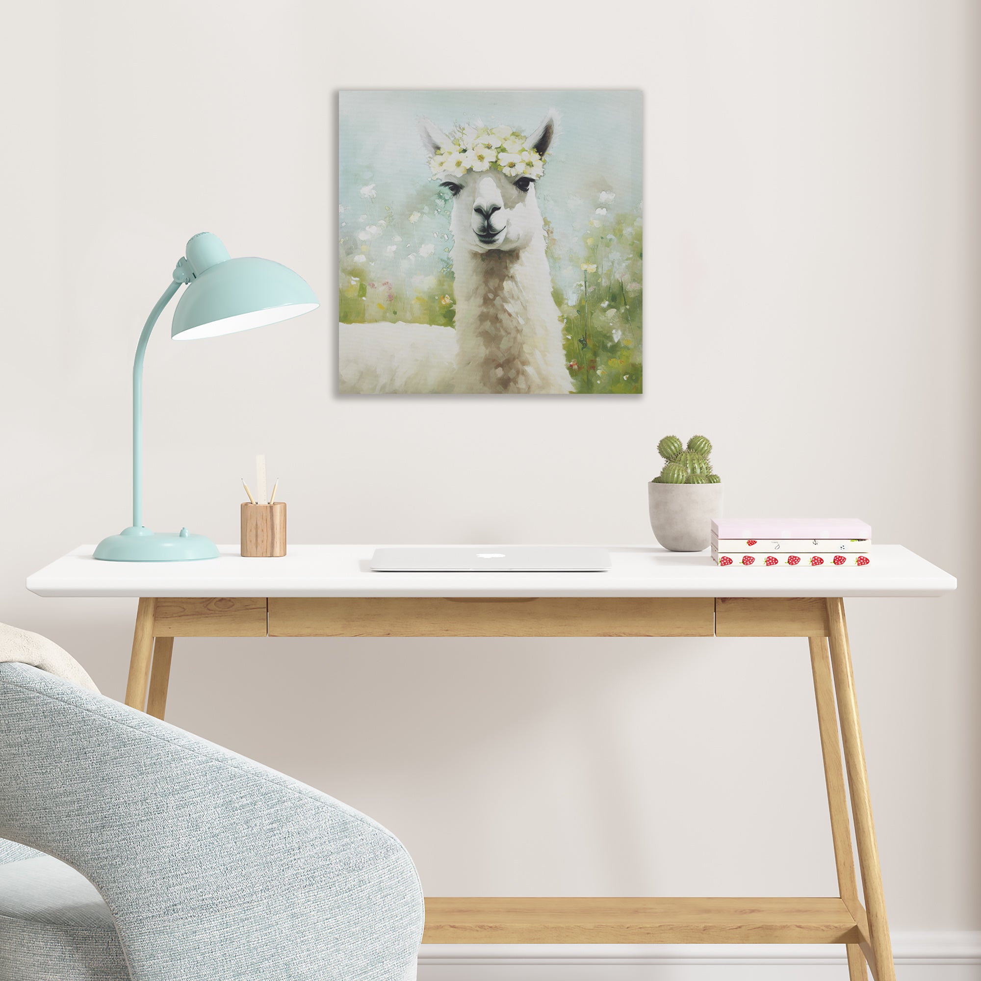 Llama Canvas Wall Art