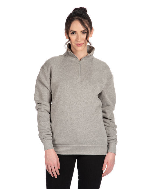 Next Level Apparel 9643 Unisex Fleece Quarter-Zip