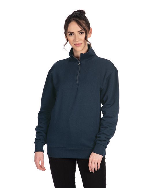 Next Level Apparel 9643 Unisex Fleece Quarter-Zip