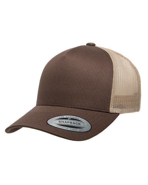 Yupoong 6506 Adult 5-Panel Retro Trucker Cap