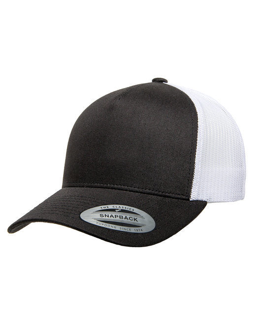 Yupoong 6506 Adult 5-Panel Retro Trucker Cap