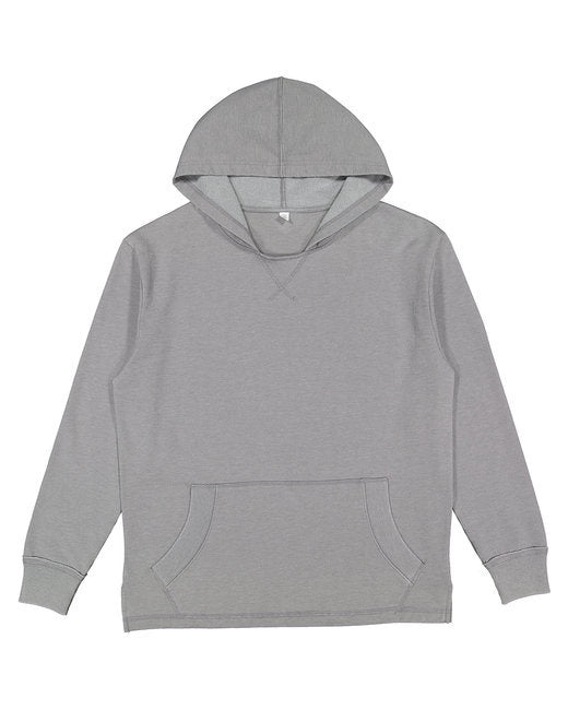 LAT 6936 Adult Vintage Wash Fleece Hooded Sweatshirt