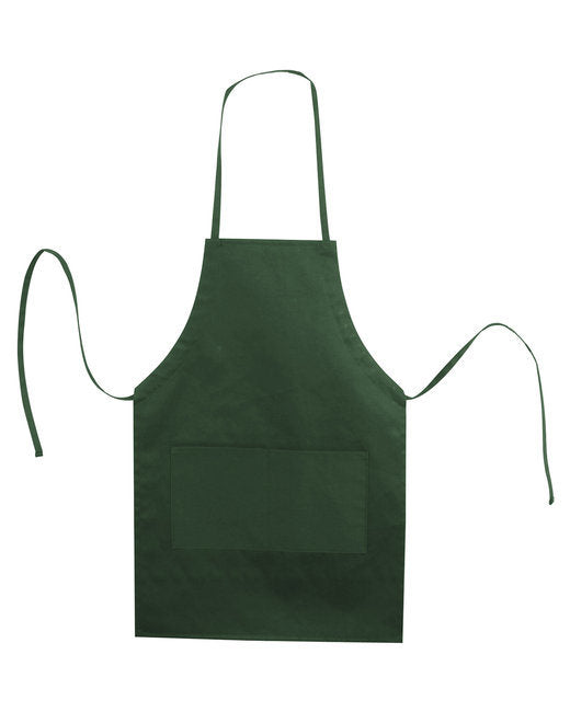 Liberty Bags 5502 Caroline AL2B Butcher Style Cotton Twill Apron Forest