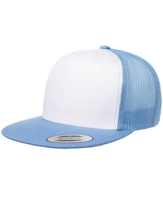 Yupoong 6006W Adult Classic Trucker with White Front Panel Cap