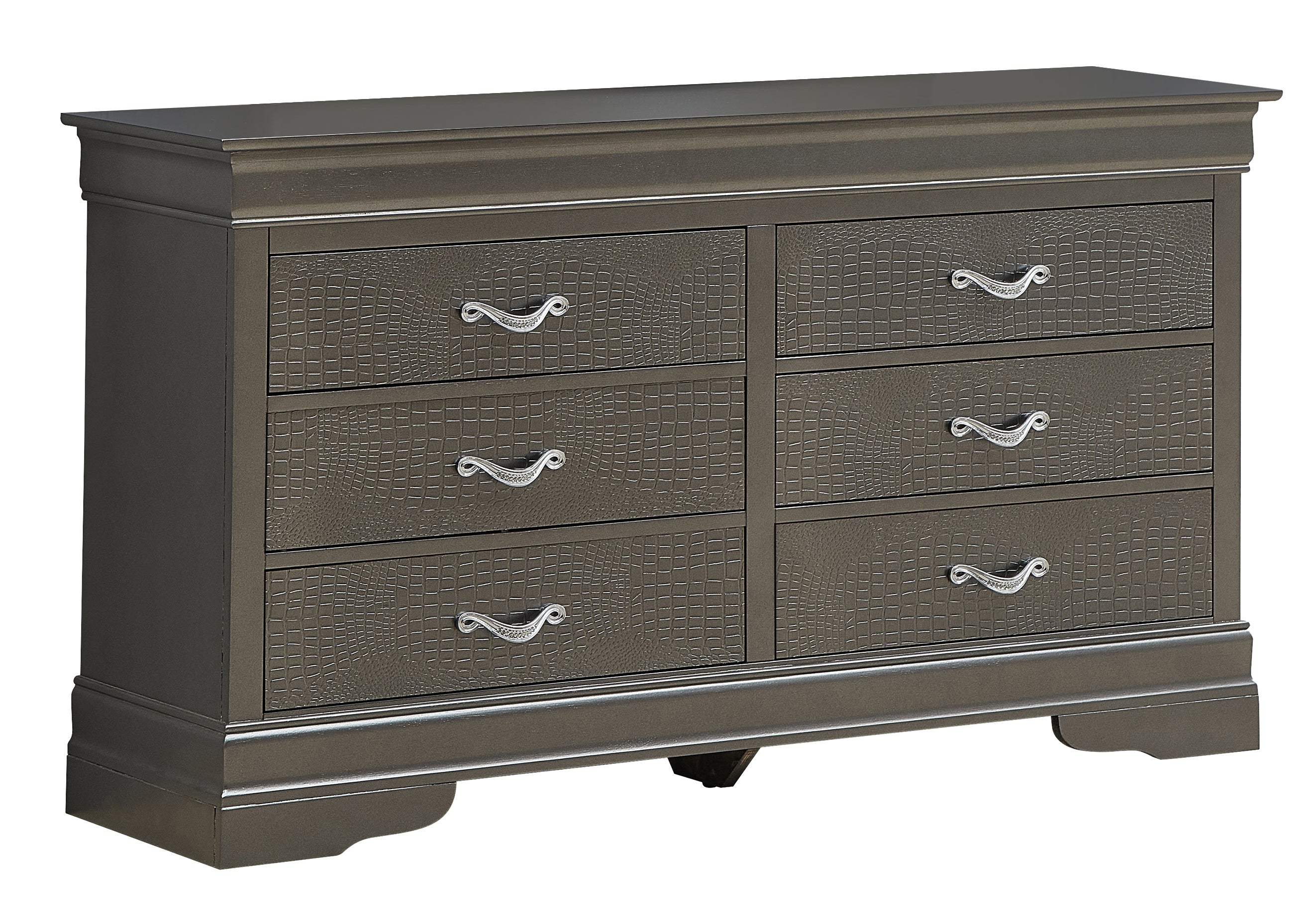 Glory Furniture Lorana G6502-D Dresser , Metalic Black