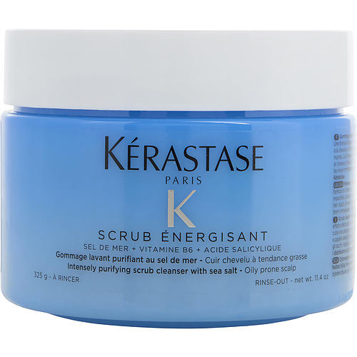 KERASTASE by Kerastase SCRUB ENERGISANT INTENSELY PURIFYING SCRUB CLEANSER WITH SEA SALT 11.4 OZ