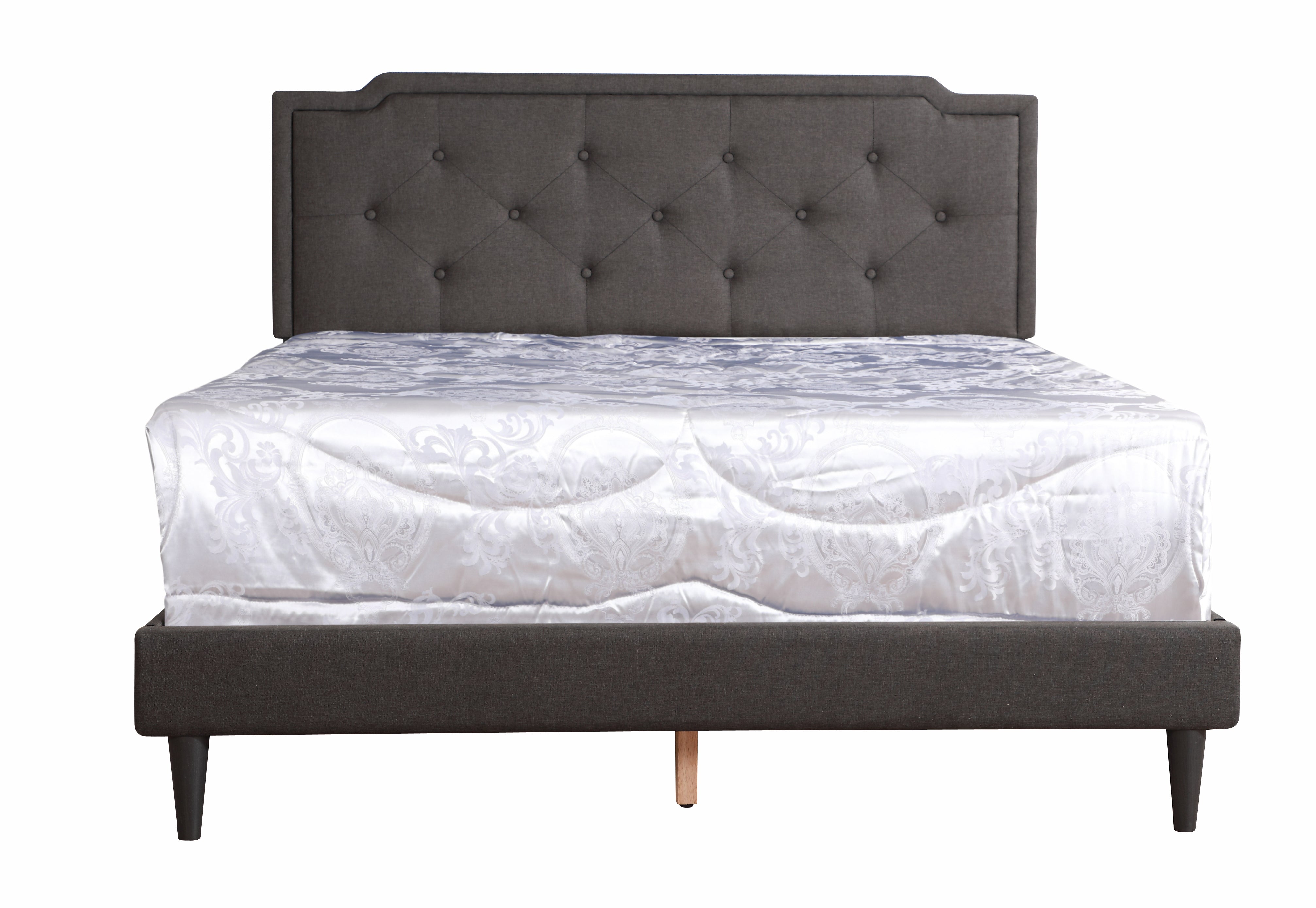 Glory Furniture Deb G1106-KB-UP King Bed - All in One Box , BLACK