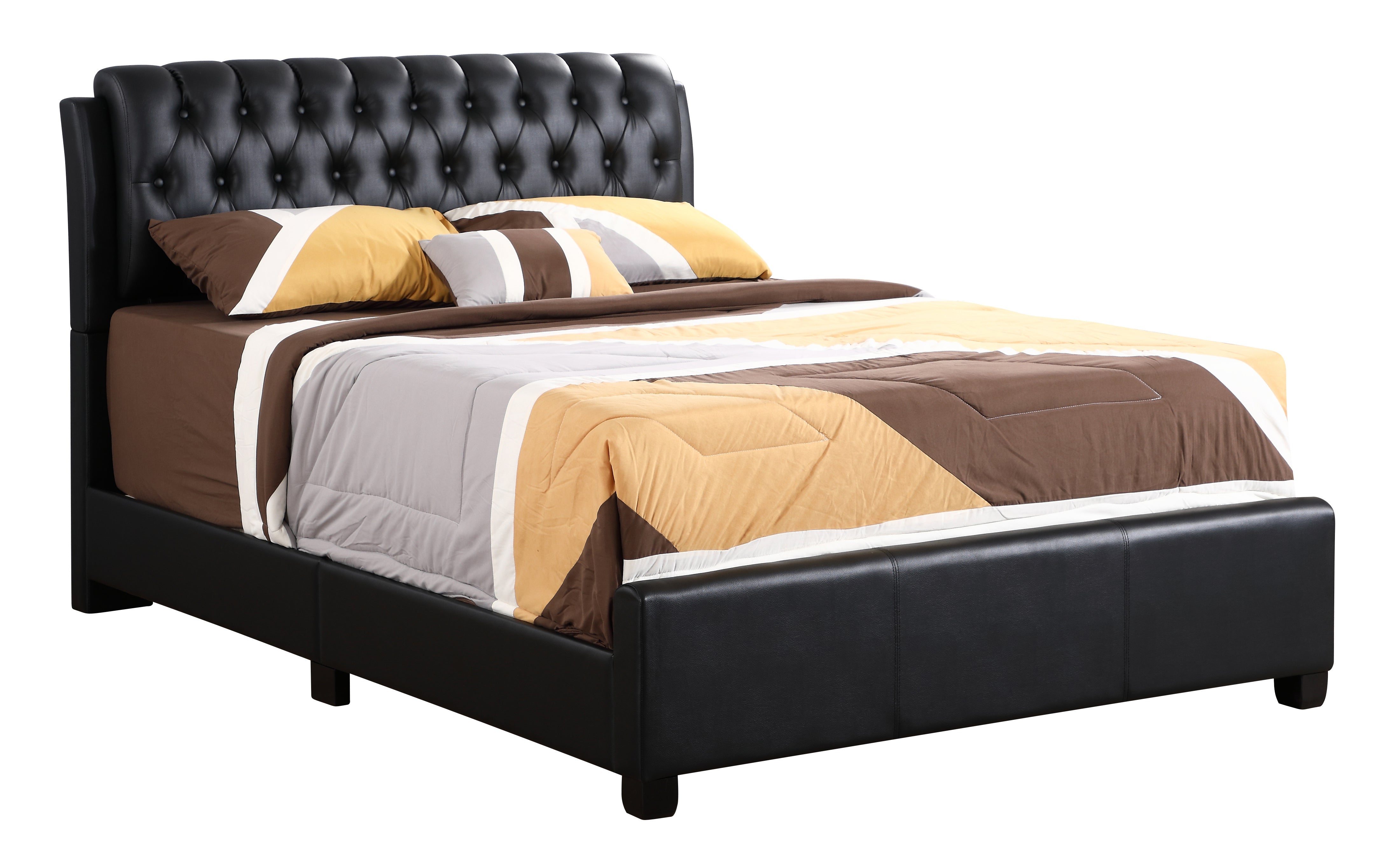 Glory Furniture Marilla G1500C-FB-UP Full Bed , BLACK