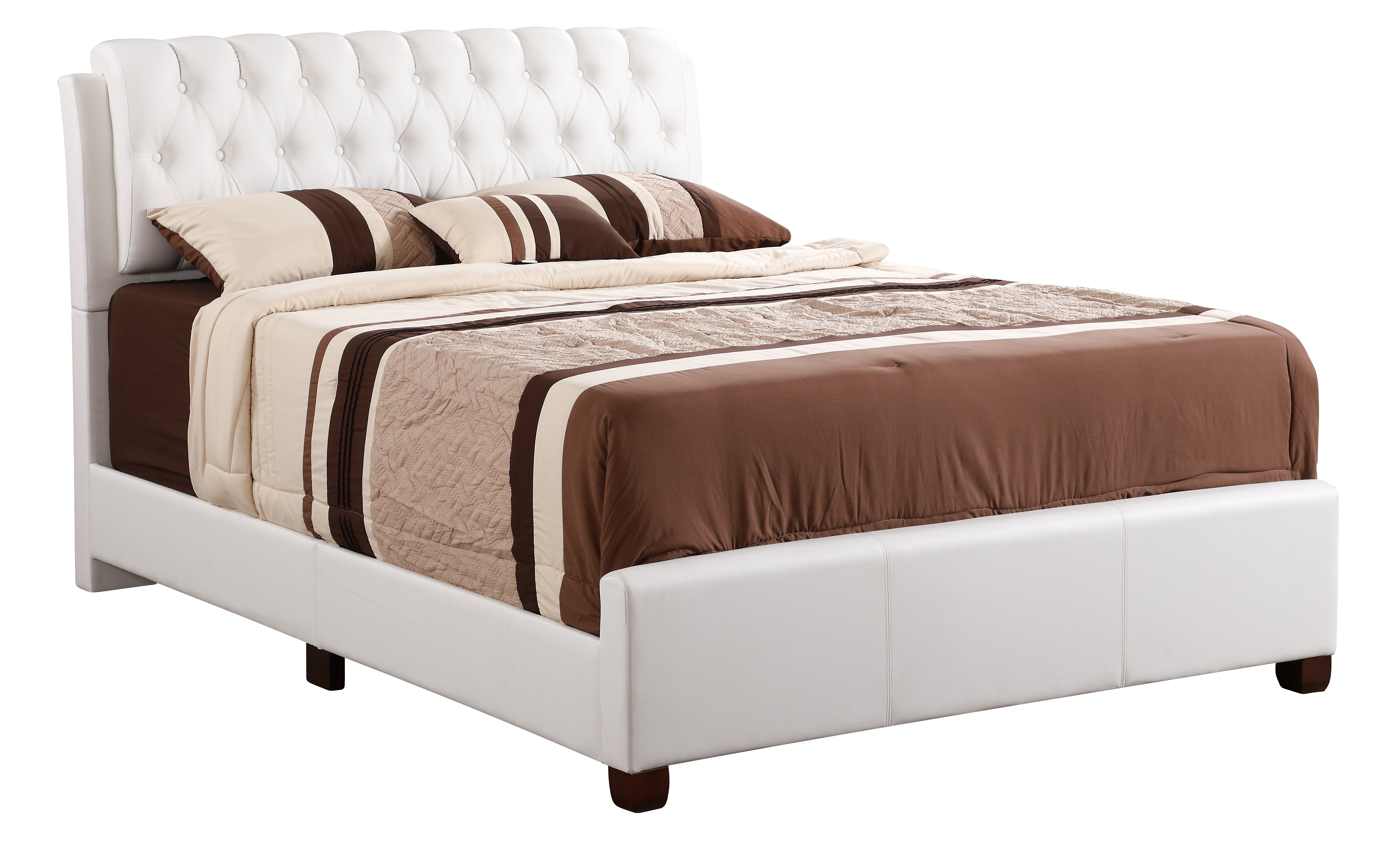 Glory Furniture Marilla G1570C-QB-UP Queen Bed , WHITE