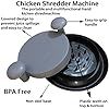 Chicken Shredder Meat Shredder Tool With Handles And Non-Skid Base For Ground Beef Pulled Pork And Chicken 20CM 7.9inch Safer Than Bear Claws For Shredding Meat