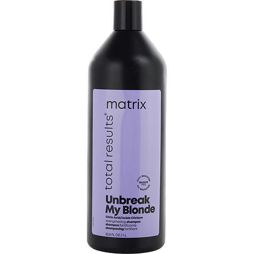 TOTAL RESULTS by Matrix UNBREAK MY BLONDE CITRIC ACID STRENGTHENING SHAMPOO 33.8 OZ