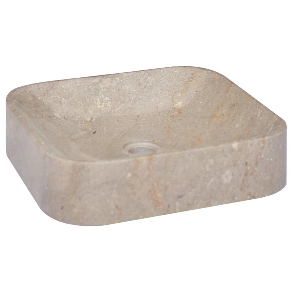 Sink Gray 15.7"x15.7"x3.9" Marble